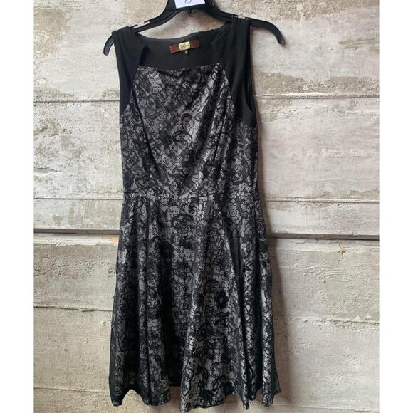 Eva Franco Dresses & Skirts - 42. Eva Franco Black Lace Sleeveless Mini Dress